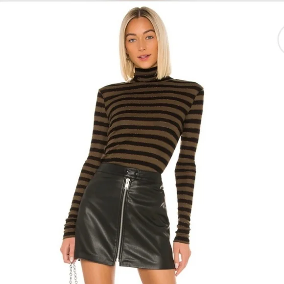 AllSaints - Lena Skirt - Faux Leather - Size 6 - Picture 3 of 10